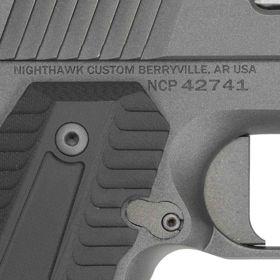 PISTOLET SAMOPOWTARZALNY NIGHTHAWK AGENT 2 GOV RECON SLANTPRO TWO DOT REAR, WITH TRITIUM FRONT SIGHT UPGRADE, IOS BASE PLATE, NOVAK SIGHT, STANDARD REAR & FRONT SIGHT, IOS PLATE, TRIJICON RMR, IRON SIGHT FORWARD, KAL.: .45 ACP