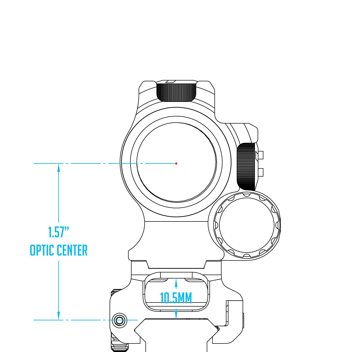 LEAP/10 - STANDALONE MOUNT 1.57" HEIGHT