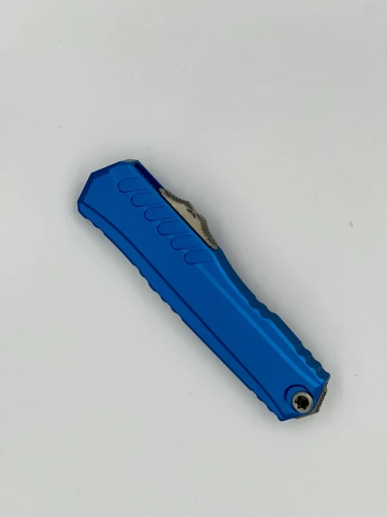 NÓŻ MICROTECH CYPHER II S/E STONEWASH STANDARD BLUE