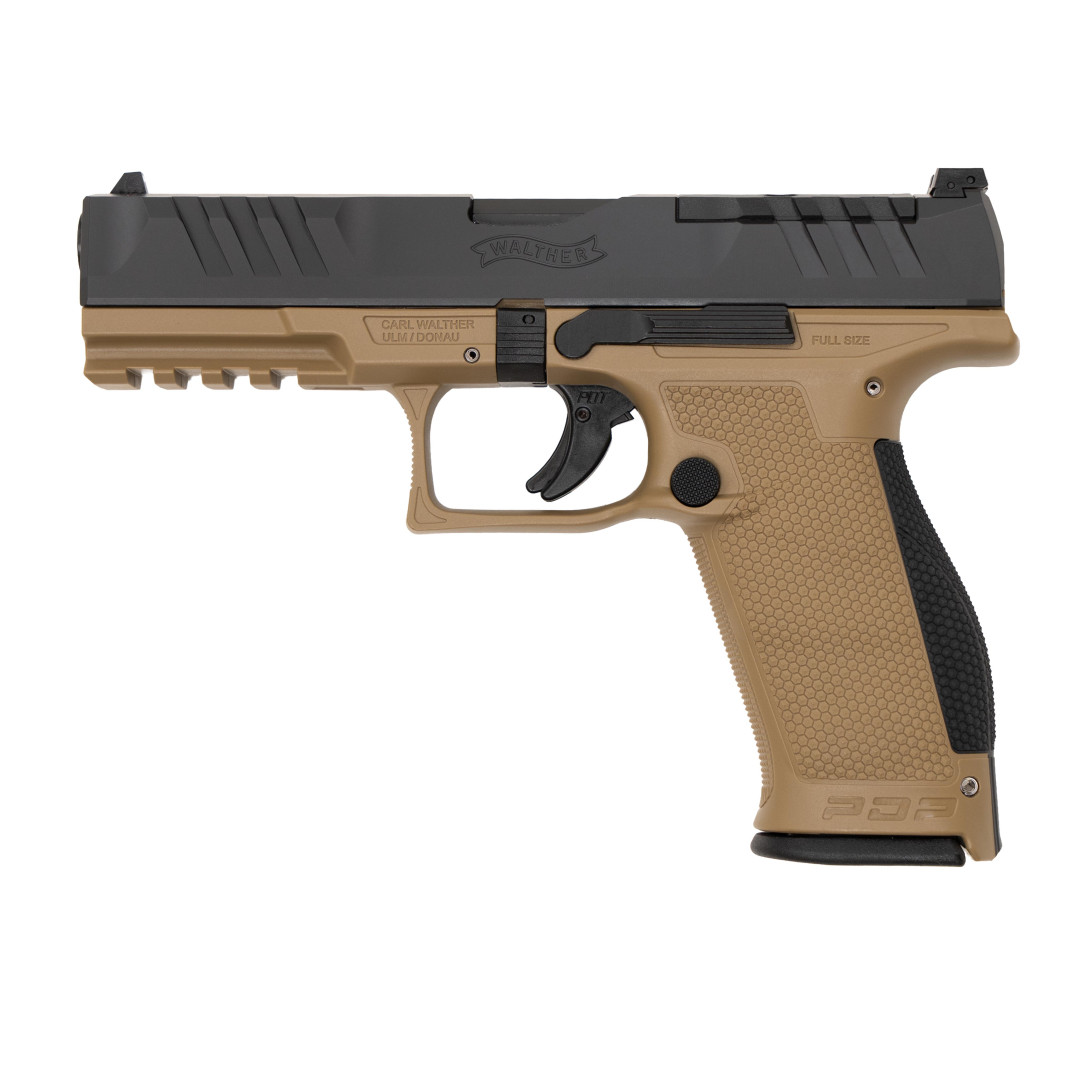 PISTOLET WALTHER PDP FS 4.5" KAL. 9X19 MM 18R OR FLAT DARK EARTH H-235 INT