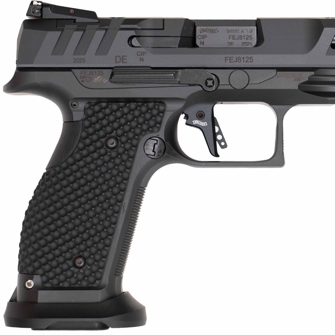 PISTOLET SAMOPOWTARZALNY WALTHER PDP FS SF BLACK RIBBON 5.0" OR SV INT, KAL.: 9 x 19 mm