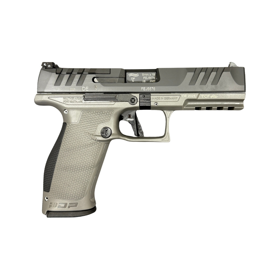 PISTOLET WALTHER PDP FS 4.5" DYNAMIC PERFORMANCE TRIGGER KAL. 9X19 MM 18R OR TUNGSTEN GREY H-237 INT