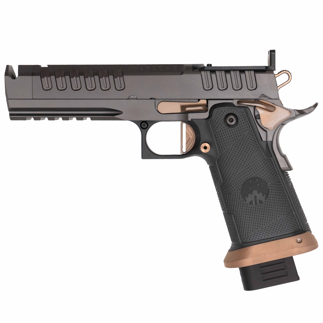 PISTOLET SAMOPWTARZALNY WATCHTOWER APACHE, COPPER/GRAPHITE, KAL 9 X 19 mm