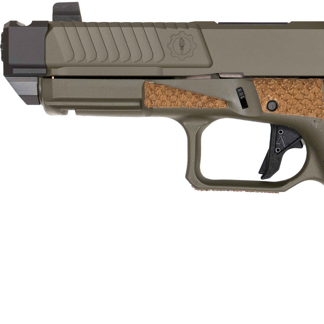PISTOLET SAMOPOWTARZALNY AGENCY ARMS SAGE V2 GLOCK 19X, Z CELOWNIKIEM AIMPOINT ACRO, KAL.: 9 x 19 mm