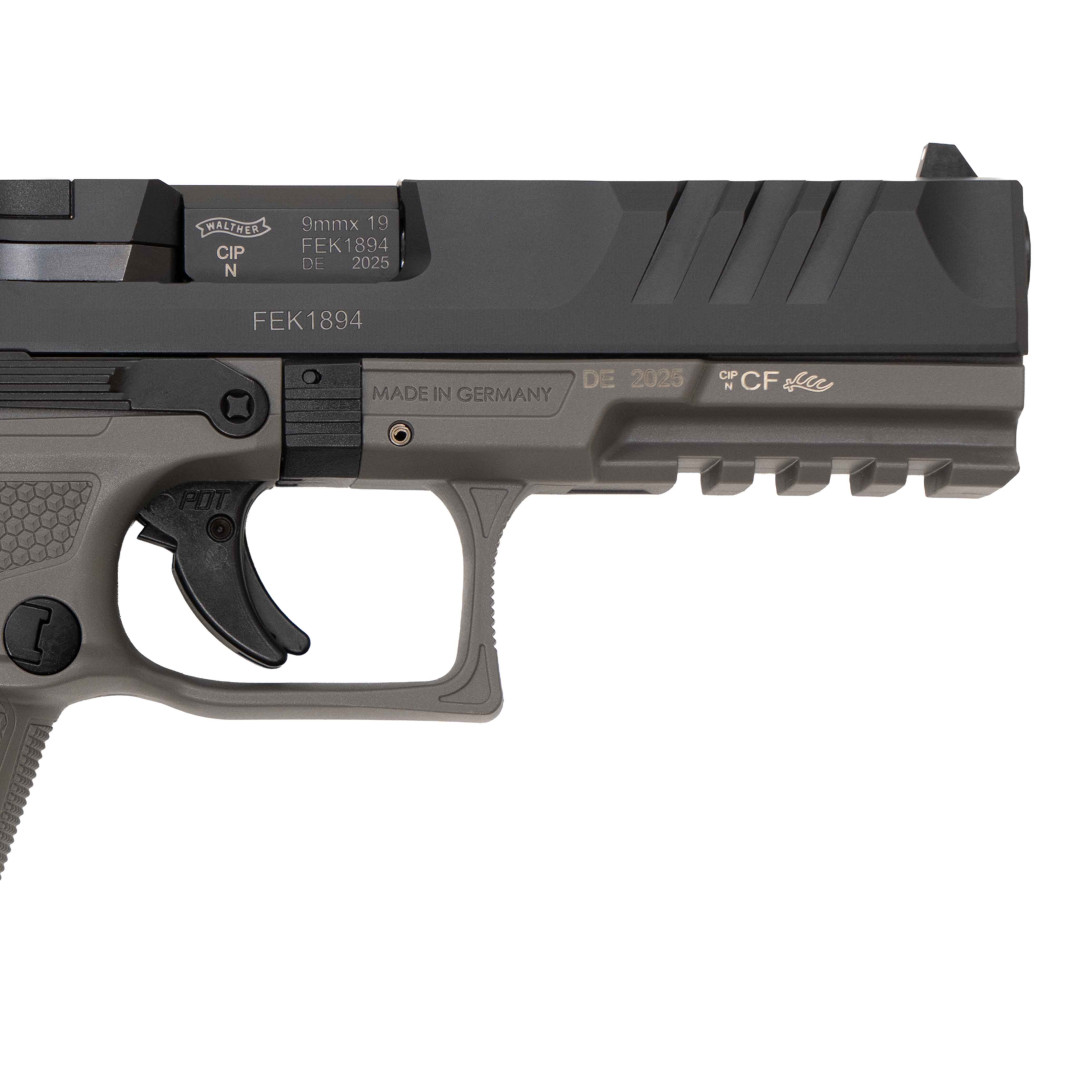 PISTOLET WALTHER PDP FS 4.5" KAL. 9X19 MM 18R OR TUNGSTEN GREY H-237 INT