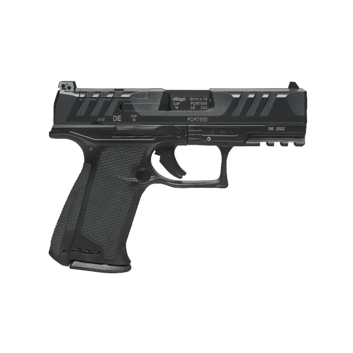 PISTOLET WALTHER PDP F-SERIES 4" 15R KAL. 9X19MM OR INT