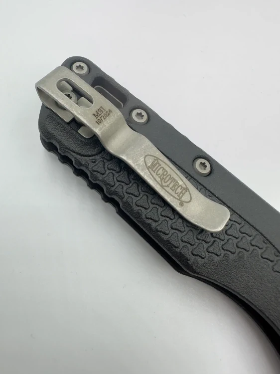 NÓŻ MICROTECH MSI® S/E TRI-GRIP INJECTION MOLDED BLACK APOC FULL SERRATE