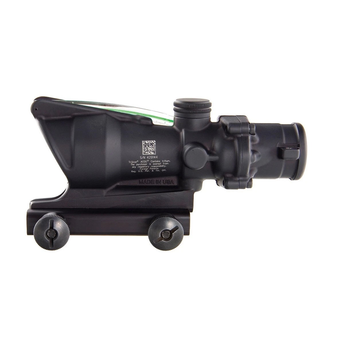 TRIJICON ACOG 4x32 GRN Xhair 300 BLK MERGED; TA51