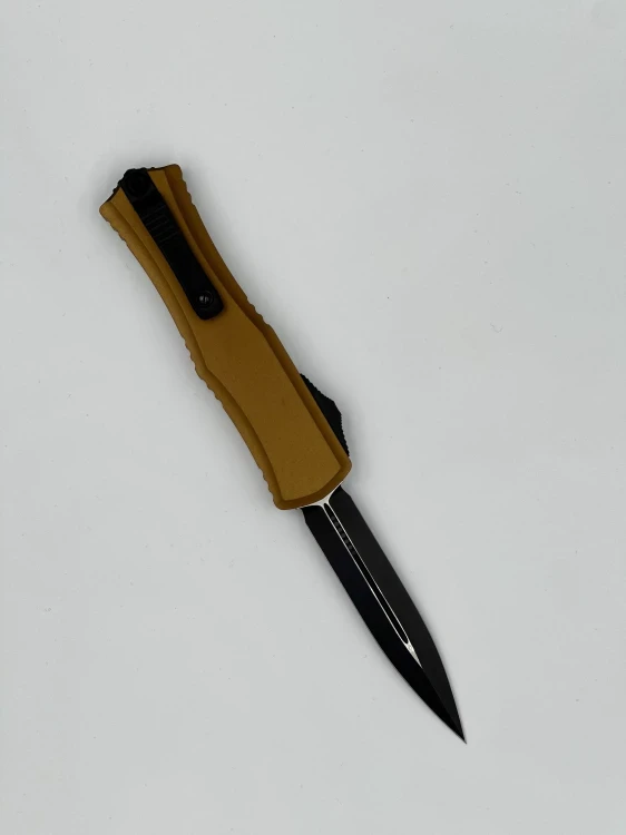 NÓŻ MICROTECH HERA II MINI BLACK STANDARD TAN