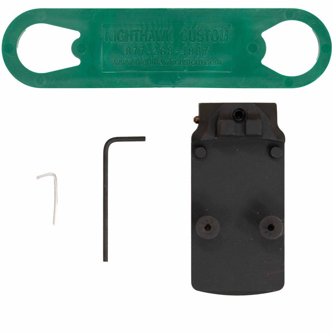 PISTOLET SAMOPOWTARZALNY NIGHTHAWK PRESIDENT DS BOARDROOM SERIES - DOUBLE STACK UPGRADE DOUBLE STACK UPGRADE, HIGH CAPACITY FRAME, TRIJICON RMR, IRON SIGHT FORWARD OF OPTIC, KAL.: 9 x 19 mm