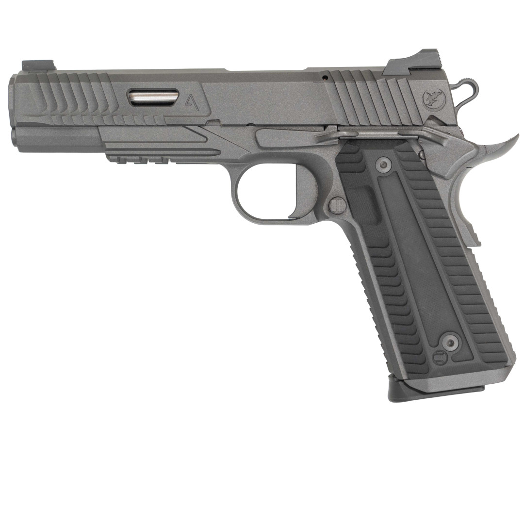PISTOLET SAMOPOWTARZALNY NIGHTHAWK AGENT 2 PISTOL RECON SLANTPRO TWO DOT REAR, WITH TRITIUM FRONT SIGHT SIGHT UPGRADE - NIGHTHAWK IOS BASE PLATE, NOVAK SIGHT CUT, STANDARD REAR SIGHT, & FRONT SIGHT, KAL.: .45 ACP