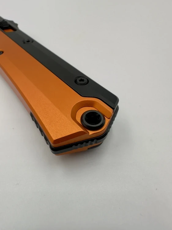 NÓŻ MICROTECH GLYKON T/E BLACK FULL SERRATE ORANGE