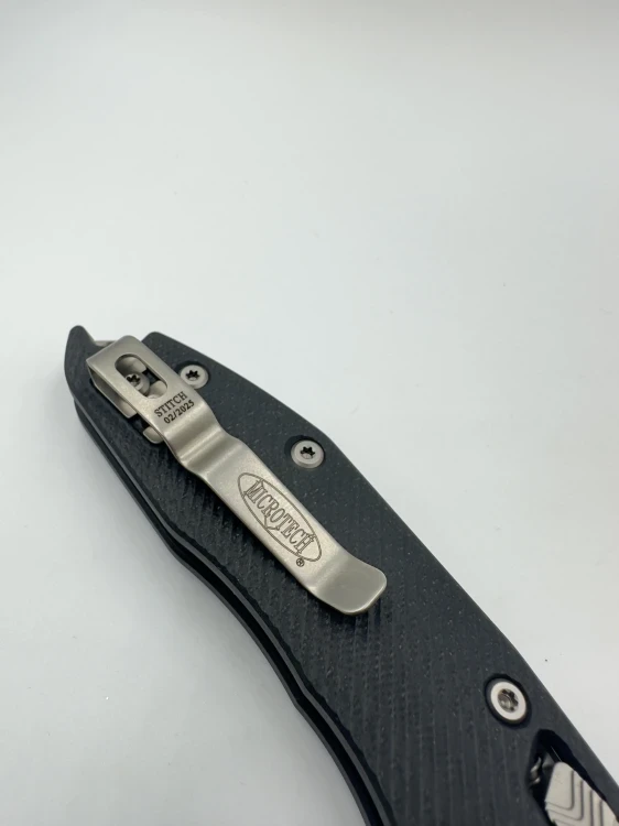 NÓŻ MICROTECH STITCH S/E RAM- LOK FLUTED G-10 BLACK STD