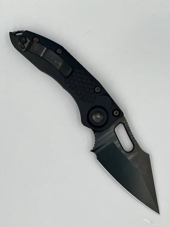 NÓŻ MICROTECH STITCH DLC BLADE & HW STD DEEP ENGRAVED SHADOW S