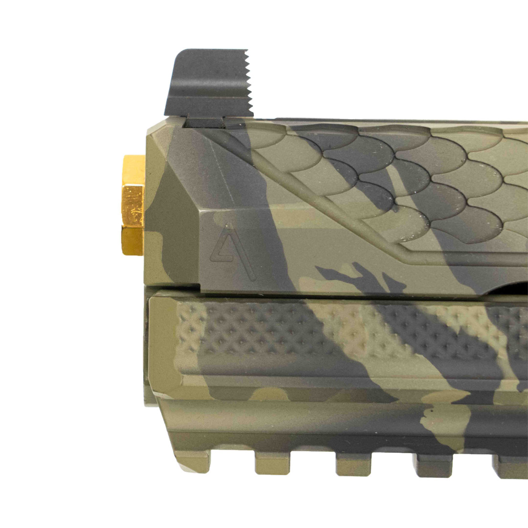 PISTOLET SAMOPOWTARZALNY AGENCY ARMS RONIN P320, EARTH BUILD, KAL.: 9 x 19 mm