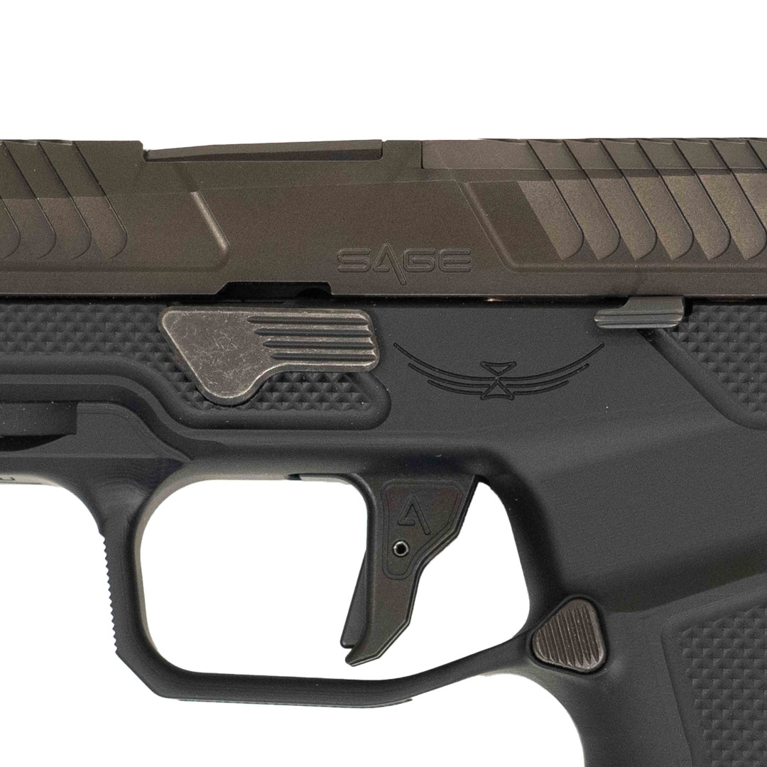 PISTOLET SAMOPOWTARZALNY AGENCY ARMS SAGE SIG P320, BLACK FULL BUILD OEM, KAL.: 9 X 19 mm