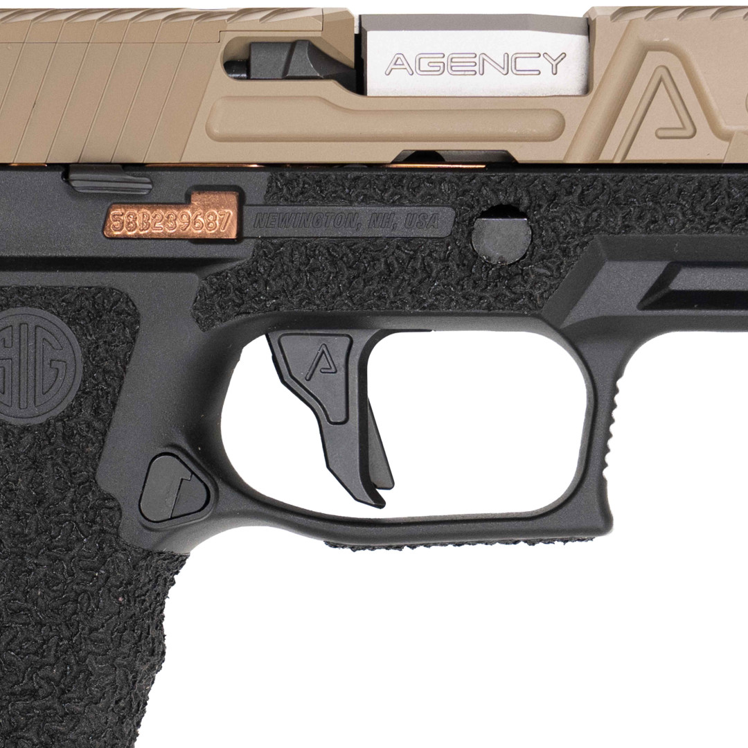 PISTOLET SAMOPOWTARZALNY AGENCY ARMS P320 SYNDICATE, BUILD FROM THE HUB, KAL.: 9 x 19 mm