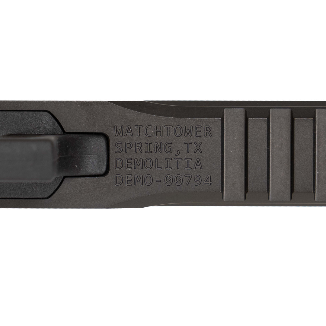 PISTOLET SAMOPOWTARZALNY WATCHTOWER DEMOLITTIA, BLK/GLD, KAL.: 9 X 19 mm