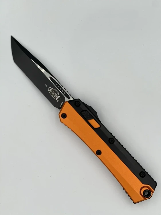 NÓŻ MICROTECH GLYKON T/E BLACK STANDARD ORANGE