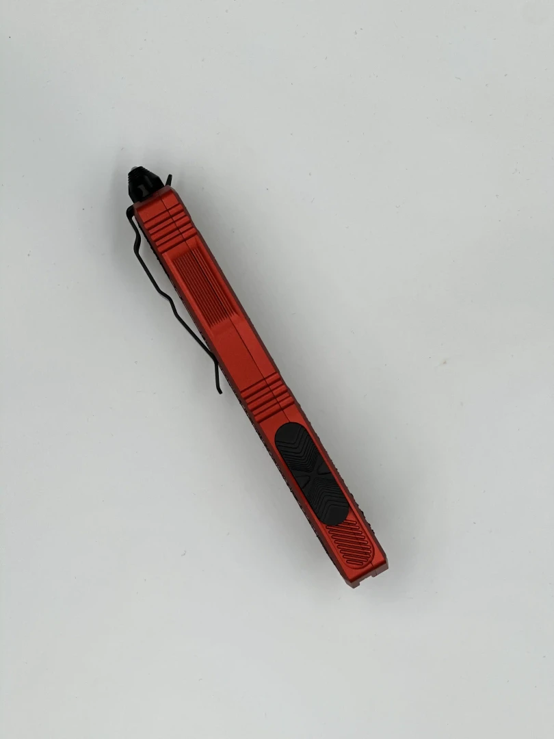 NÓŻ MICROTECH SCARAB II GEN III D/E BLACK FULL SERRATE RED