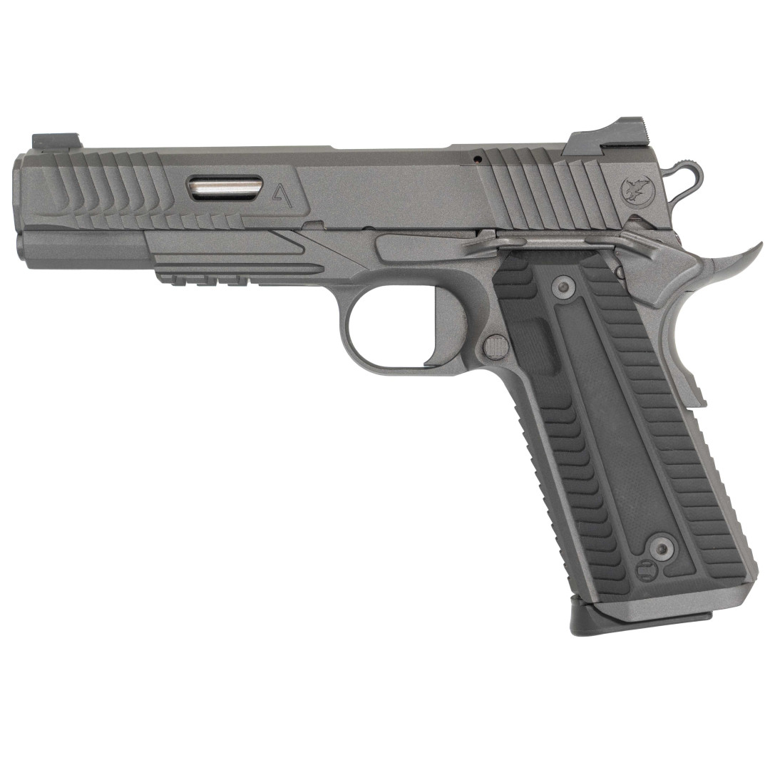 PISTOLET SAMOPOWTARZALNY NIGHTHAWK AGENT 2 PISTOL RECON SLANTPRO TWO DOT REAR, WITH TRITIUM FRONT SIGHT SIGHT UPGRADE - NIGHTHAWK IOS BASE PLATE, NOVAK SIGHT CUT, STANDARD REAR SIGHT, & FRONT SIGHT, KAL.: .45 ACP