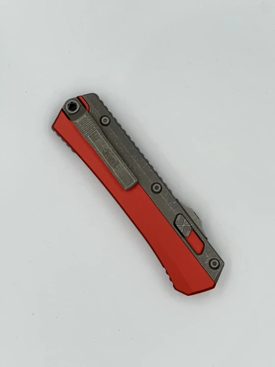 NÓŻ MICROTECH GLYKON BAYONET APOCALYPTIC PART SERRATE RED