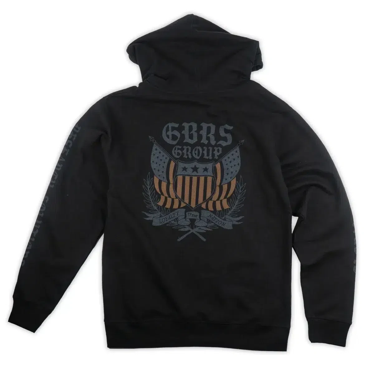 GBRS BLUZA LOYALTY Z KAPTUREM CZARNA MULTICOLOR L