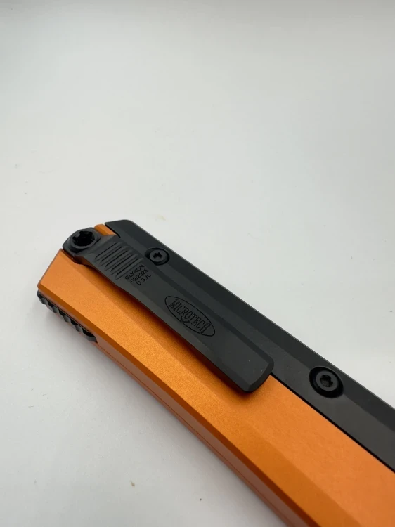 NÓŻ MICROTECH GLYKON T/E BLACK STANDARD ORANGE
