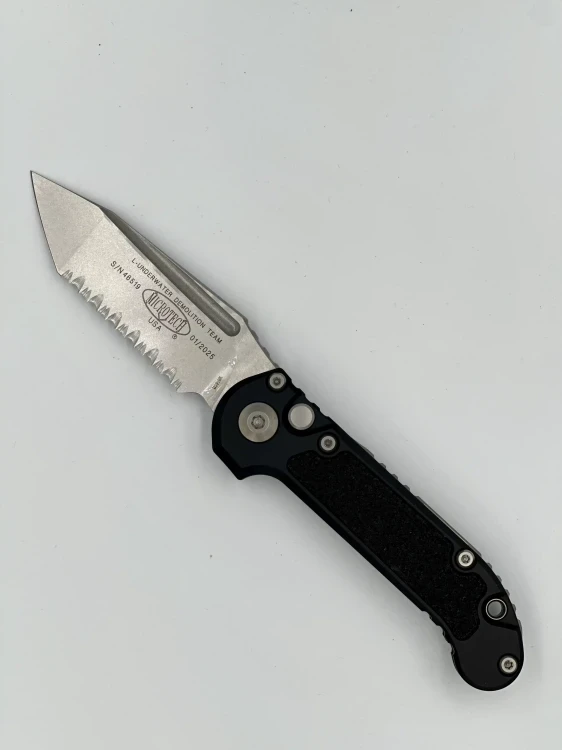 NÓŻ MICROTECH L.U.D.T.® T/E GEN III STONEWASH FULL SERRATED