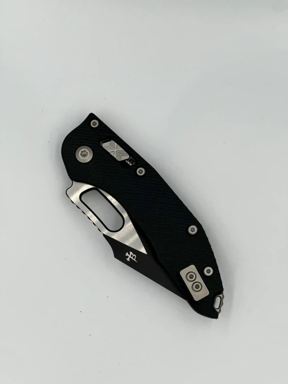 NÓŻ MICROTECH STITCH RAM LOK S/E BLACK FULL SERRATE FLUTED G-10