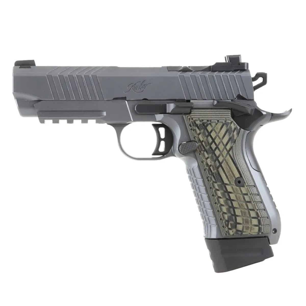 KIMBER KDS9C GRAY(RL) OD/BLK HIGH TEX - GRIPS, 15/18RD, KAL.: 9 x 19 mm