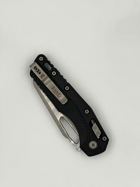 NÓŻ MICROTECH MSI® S/E TRI-GRIP INJECTION MOLDED BLACK APOC FULL SERRATE