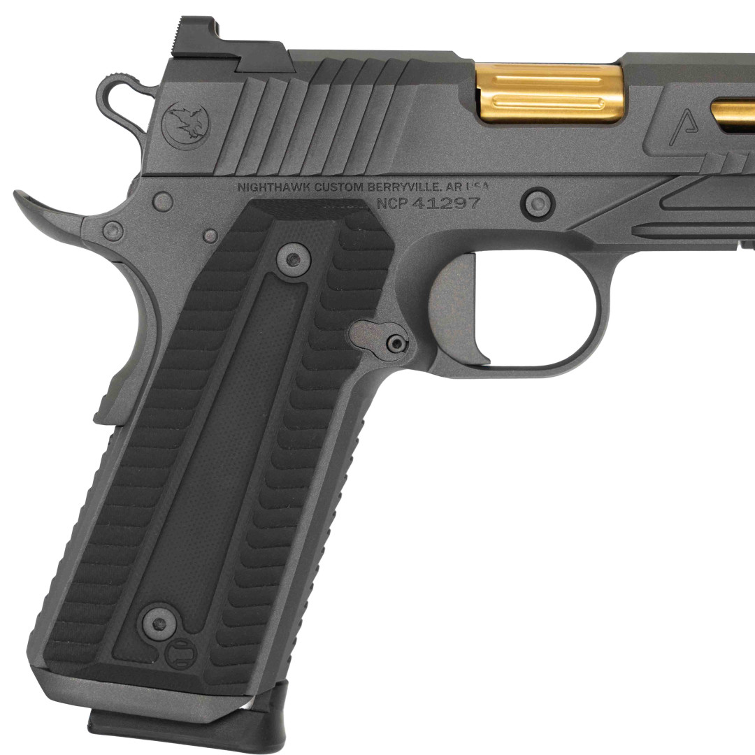 PISTOLET SAMOPOWTARZALNY NIGHTHAWK AGENT 2 COMM RECON GOLD NITRIDE BARREL GOLD NITRIDE FINISH, BARREL ONLY, KAL.: 9 x 19 mm