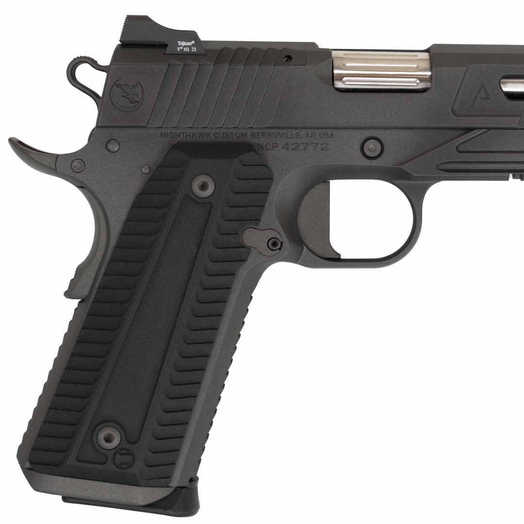 PISTOLET SAMOPOWTARZALNY NIGHTHAWK AGENT 2 GOV RECON SLANTPRO TWO DOT REAR, NOVAK SIGHT CUT, STANDARD REAR SIGHT & FRONT SIGHT , KAL.: .45 ACP