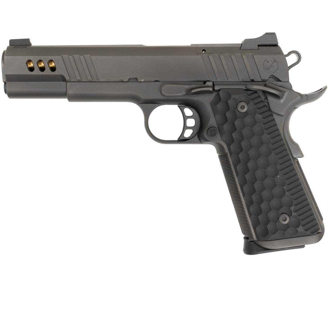 PISTOLET SAMOPOWTARZALNY NIGHTHAWK PRESIDENT GOV BOARDROOM SERIES - SLANTPRO 2 DOT REAR SIGHT WITH TRITIUM FRONT SIGHT SIGHT UPGRADE - TRIJICON RMR, KAL.: .45 ACP