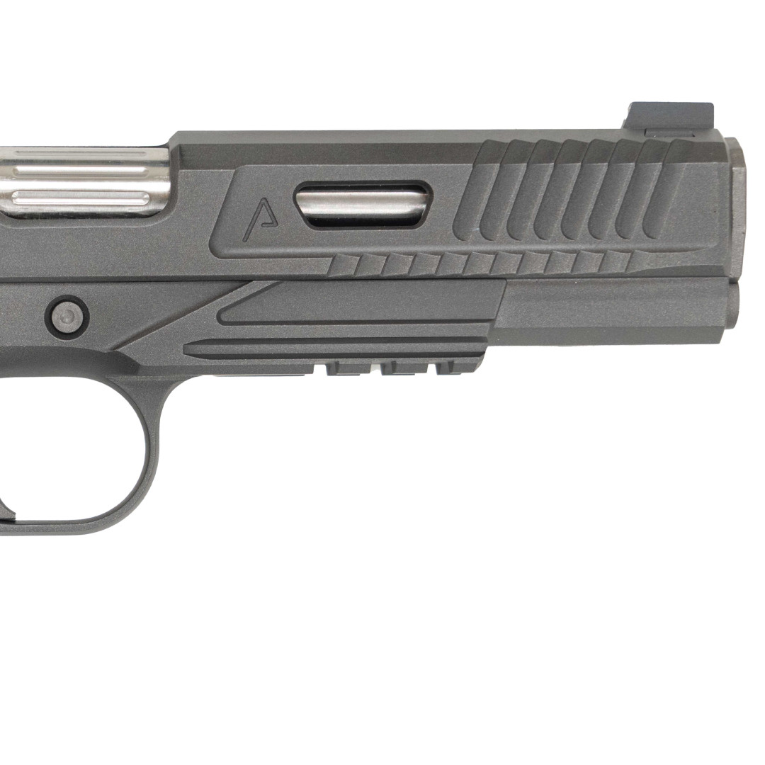 PISTOLET SAMOPOWTARZALNY NIGHTHAWK AGENT 2 GOV RECON SLANTPRO TWO DOT REAR, TRITIUM FRONT SIGHT - IOS BASE PLATE, NOVAK SIGHT, STANDARD REAR & FRONT SIGHT IOS PLATE, TRIJICON RMR, SIGHT FORWARD, KAL.: .45 ACP