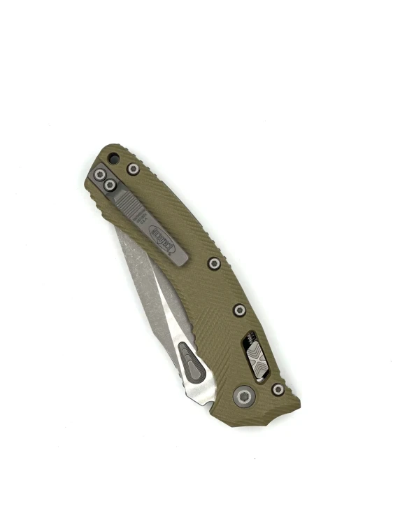 NÓŻ MICROTECH AMPHIBIAN RAM-LOK APOC PART SERR FLUTED OD GREEN G10
