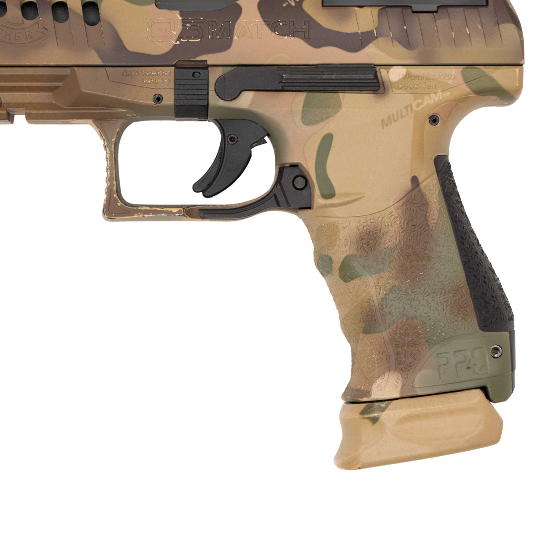 PISTOLET SAMOPOWTARZALNY WALTHER Q5 MATCH CHAMPION 17R ("MULTICAM"), KAL.: 9 X 19 mm