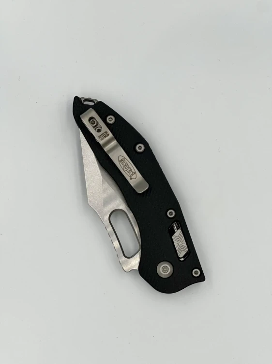 NÓŻ MICROTECH STITCH S/E RAM - LOK FRAG G-10 BLACK F/S