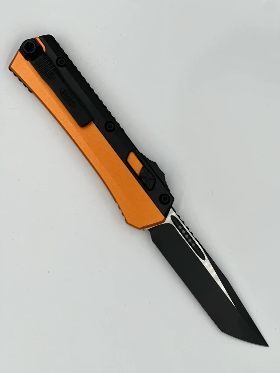 NÓŻ MICROTECH GLYKON T/E BLACK STANDARD ORANGE