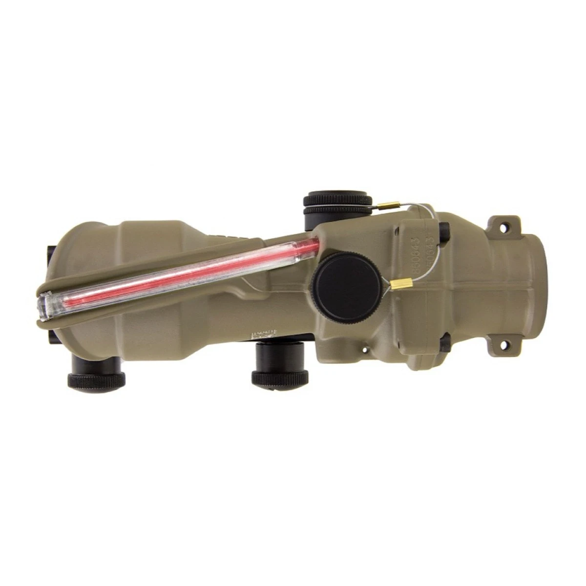 TRIJICON ACOG 4x32 RED CHEVRON WITH BAC - CK FDE; TA31-D-100310