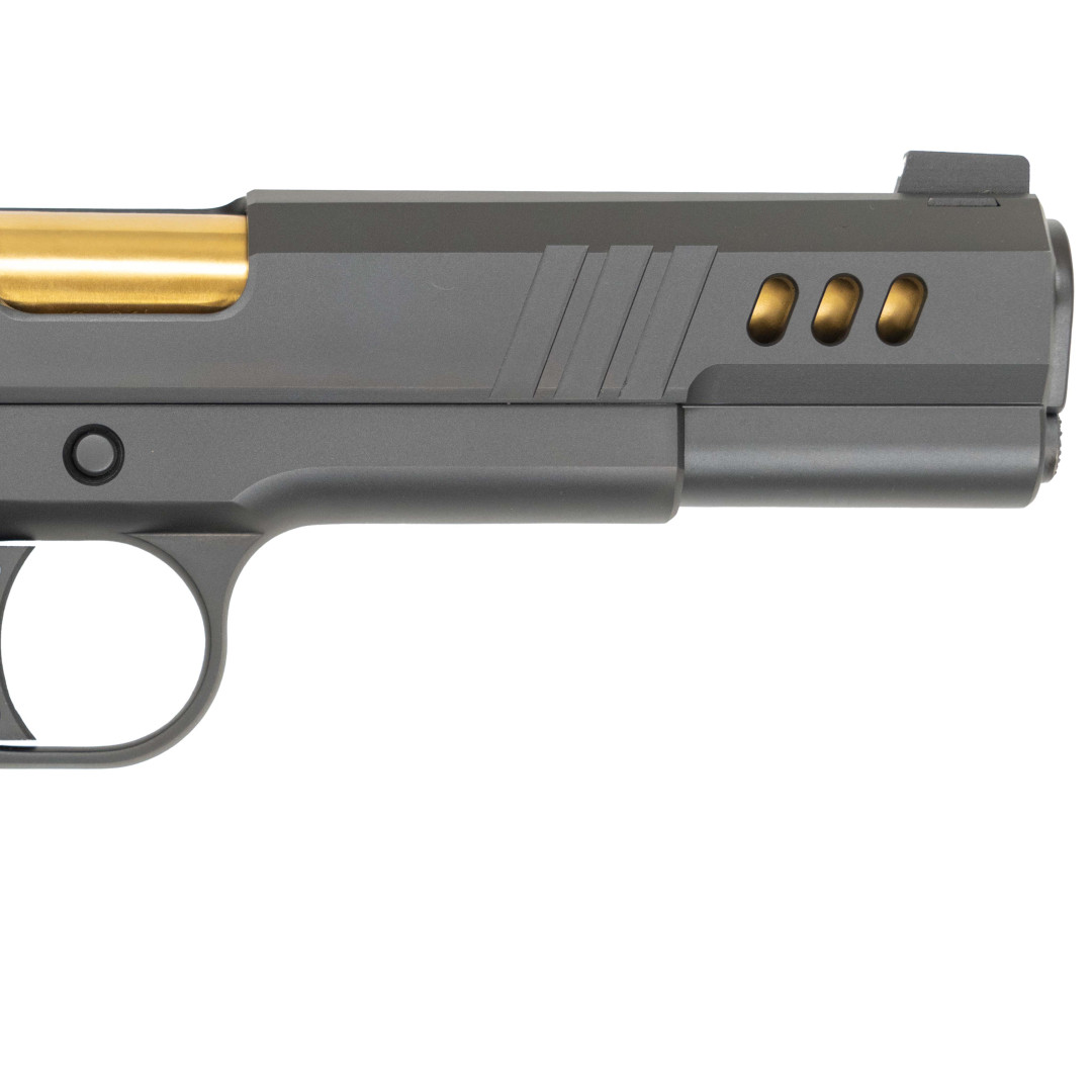 PISTOLET SAMOPOWTARZALNY NIGHTHAWK PRESIDENT GOV BOARDROOM SERIES - SLANTPRO 2 DOT REAR SIGHT WITH TRITIUM FRONT SIGHT SIGHT UPGRADE - TRIJICON RMR, KAL.: .45 ACP