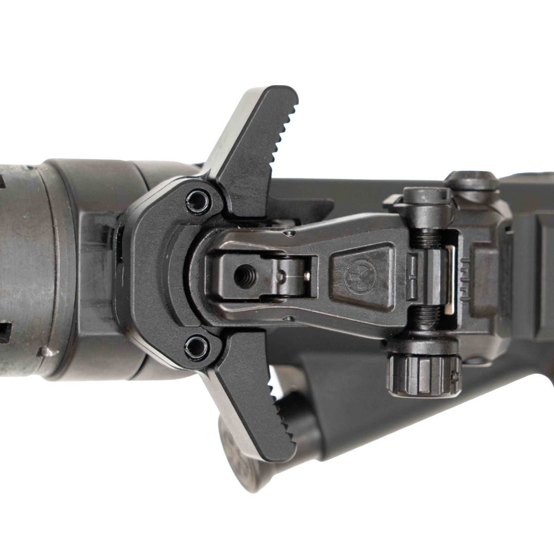 KARABIN SAMOPOWTARZALNY NOVESKE 4TH GEN. N4 12.5 SS BLACK CERAKOTE NSR-13.5 (M-LOK), TALON SAFETY, AMBI BOLT ANG MAGAZINE CATCH, BRAVO STOCK, 22 P-GRIP, MBUS PRO, PIG PEN FH 5/8x24; KAL.: 6 mm ARC