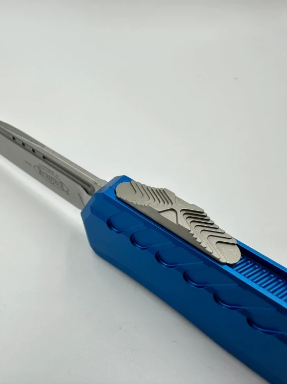 NÓŻ MICROTECH CYPHER II S/E STONEWASH STANDARD BLUE
