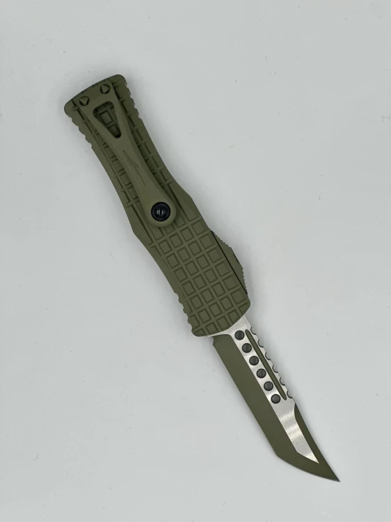 NÓŻ MICROTECH HERA® HELLHOUND® - FRAG SIGNATURE SERIES CERAKOTE FOREST GREEN STANDARD