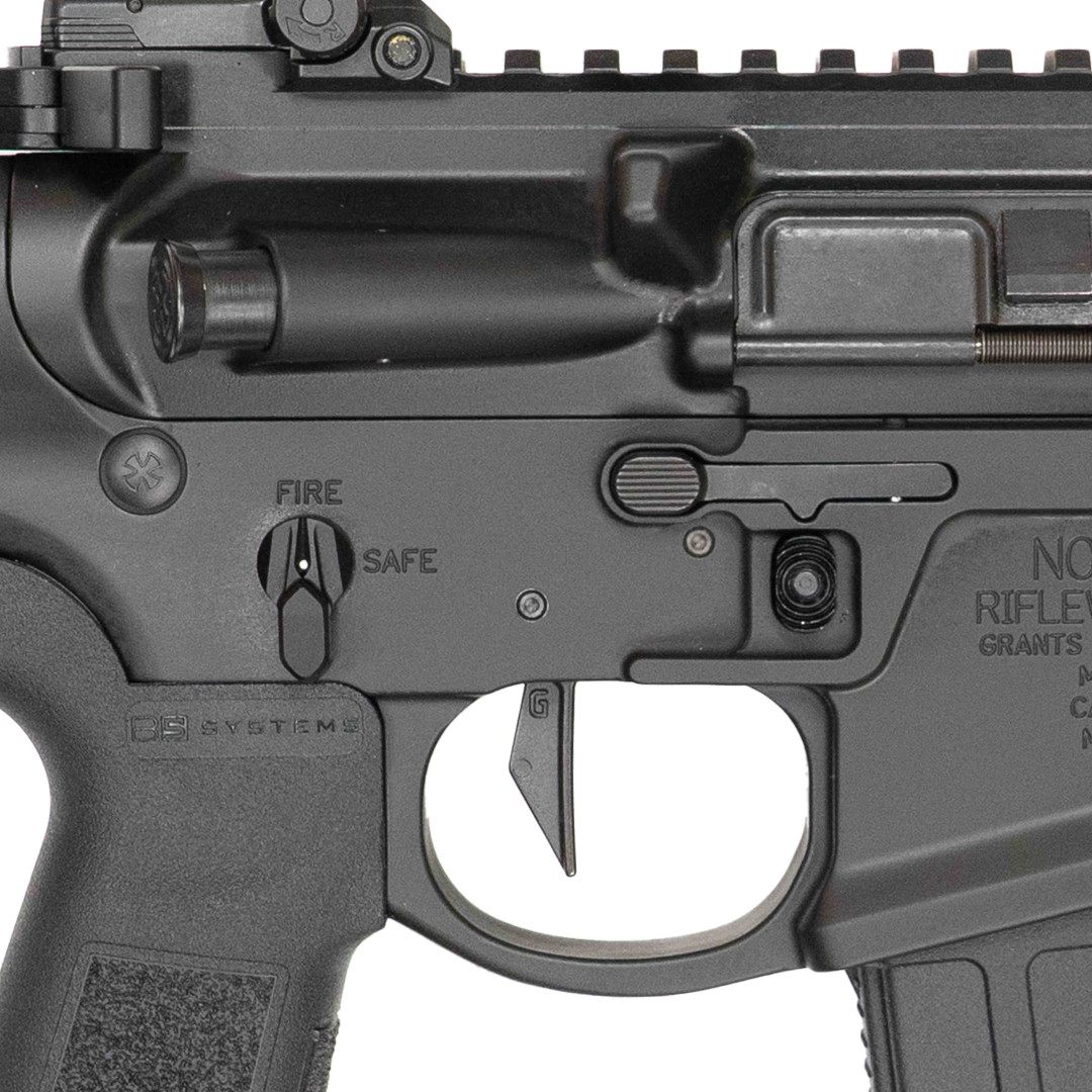 KARABIN SAMOPOWTARZALNY NOVESKE 4TH GEN. N4 14.5 MLGS AFGHAN BLK CAERAKOTE, NSR-13.5 (M-LOK), RADIAN TALON AMBI SELECTOR, SD-E TRIGGER, 23 P-GRIP, MBUS PRO, PIG PEN LONG FH 5/8x24 PINNED; KAL.: 6 mm ARC