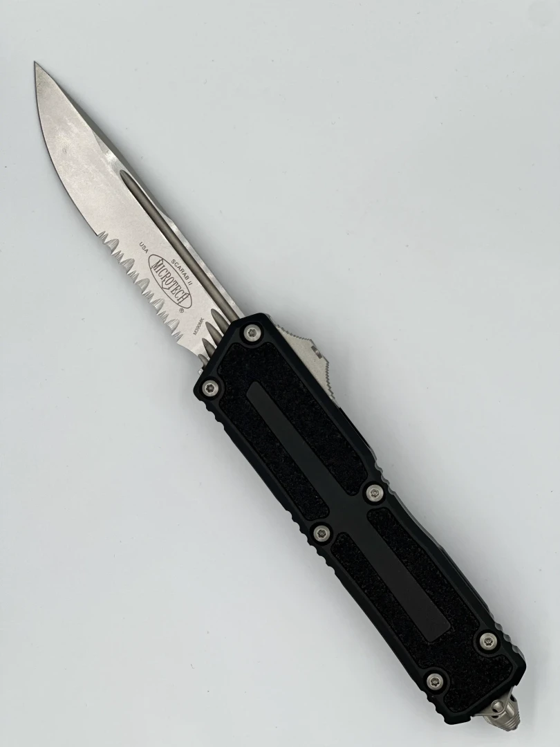NÓŻ MICROTECH SCARAB® II S/E GEN III STONEWASH PARTIAL SERRATED