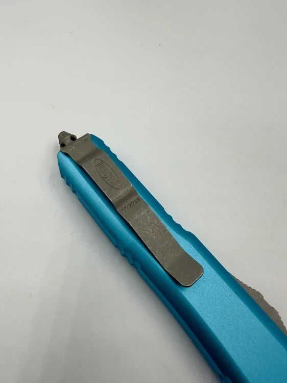 NÓŻ MICROTECH UTX-85 D/E APOCALYPTIC FULL SERRATE TURQUISE