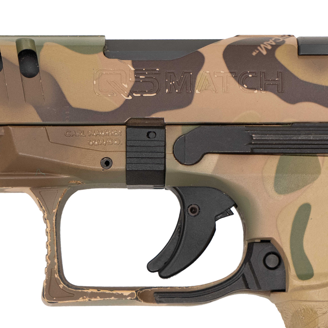 PISTOLET SAMOPOWTARZALNY WALTHER Q5 MATCH CHAMPION 17R ("MULTICAM"), KAL.: 9 X 19 mm