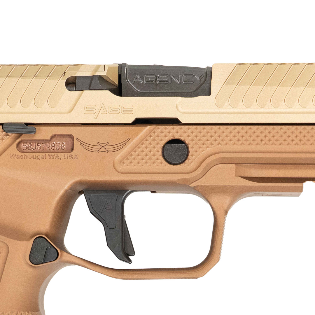 PISTOLET SAMOPOWTARZALNY AGENCY ARMS SIG P320, SAGE FDE LIMITED EDITION, KAL.: 9 x 19 mm